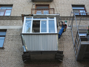 Ремонт балконов-покраска,  установка отливов,  козырьков, решёток