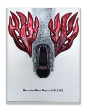 Настенное панно с моделью автомобиля Mercedes-Benz Maybach GLS 600